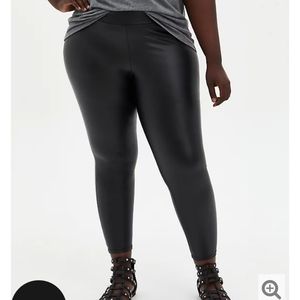 Torrid leggings faux leather